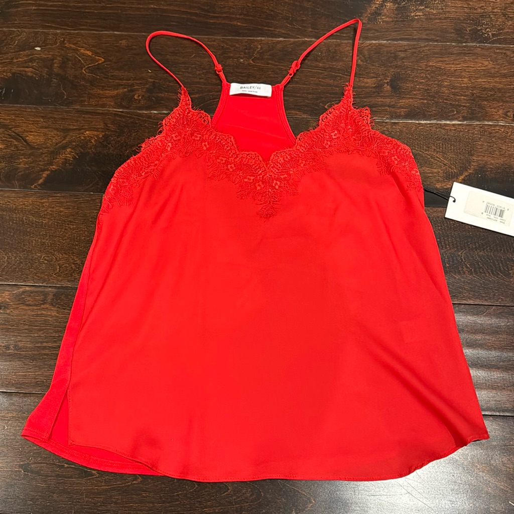 Bailey 44  Red Camisole Brand New